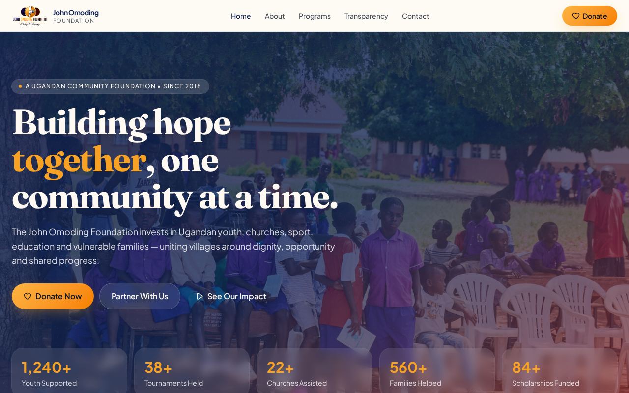 JOF: Building Together live app preview
