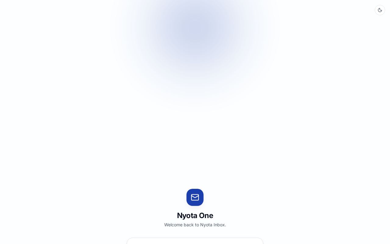 Nyota Inbox live app preview