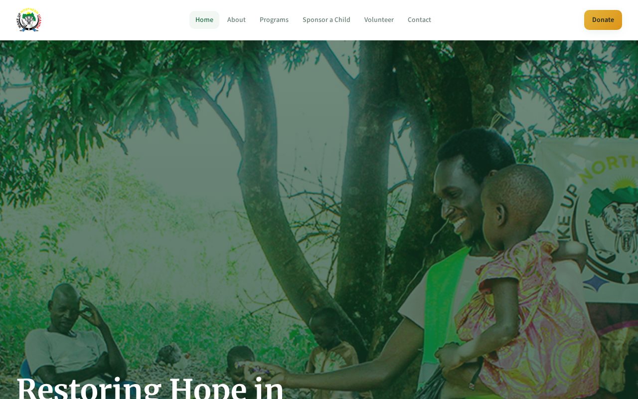 Uganda Hope Builders live app preview
